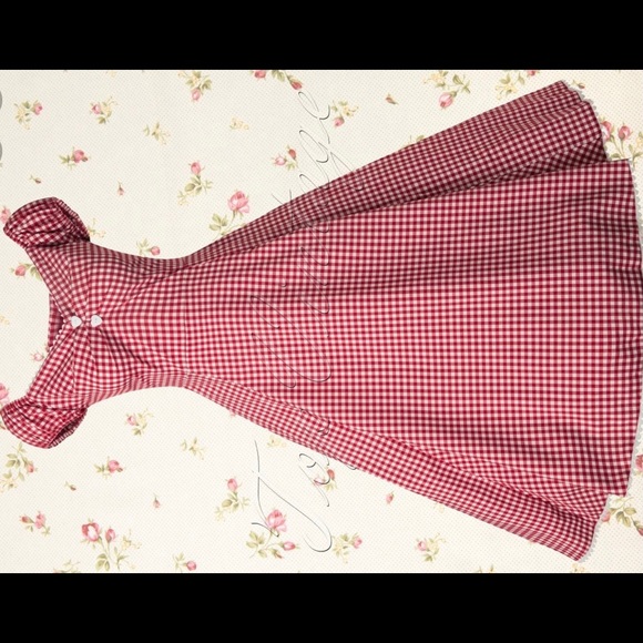 Collectif Dresses & Skirts - Collectif red white gingham dress